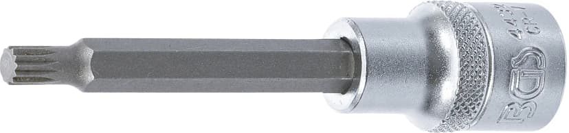 Nasadni ključ z bitom, dolžina 100 mm, pogon 12.5 mm (1/2"), zobati profil (za XZN), M7