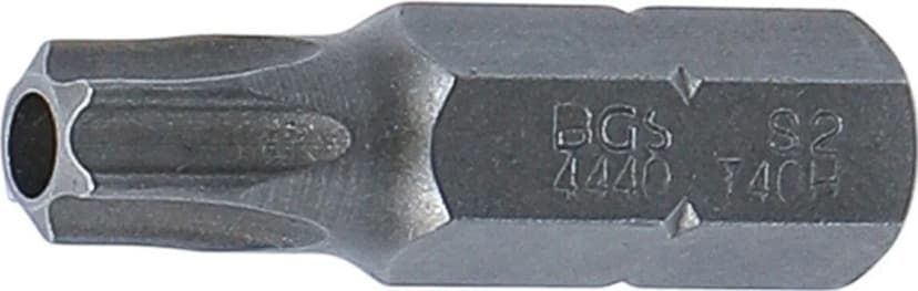 Bit, dolžina 30 mm, pogon 8 mm (5/16"), T-profil z zaščito proti odpiranju (za Torx) T40