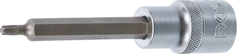 Nasadni ključ z bitom, dolžina 100 mm, pogon 12.5 mm (1/2"), T-profil (za Torx) T20