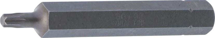 Bit, dolžina 75 mm, pogon 10 mm (3/8"), T-profil (za Torx) T25