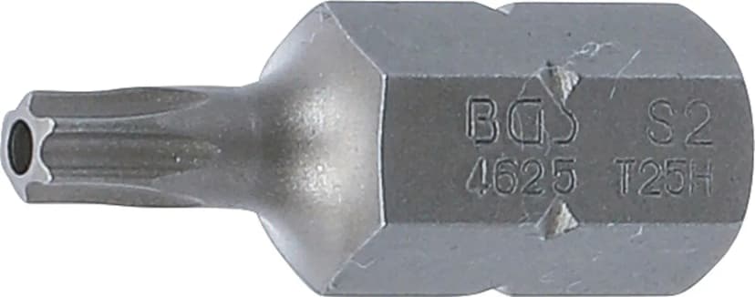 Bit, dolžina 30 mm, pogon 10 mm (3/8"), T-profil z zaščito proti odpiranju (za Torx) T25