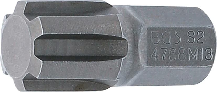 Bit, dolžina 30 mm, pogon 10 mm (3/8"), zobati profil (za RIBE) M13