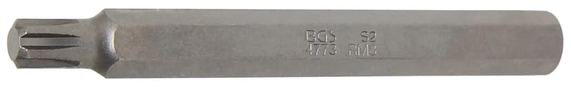 Bit, dolžina 100 mm, pogon 10 mm (3/8"), zobati profil (za RIBE) M8