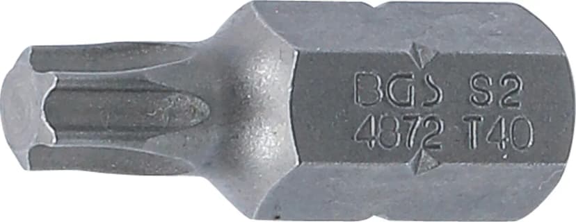 Bit, dolžina 30 mm, pogon 10 mm (3/8"), T-profil (za Torx) T40