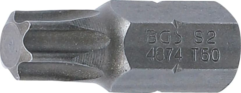 Bit, dolžina 30 mm, pogon 10 mm (3/8"), T-profil (za Torx) T50