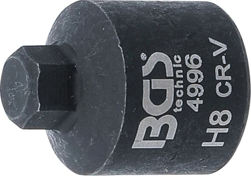 Nasadni ključ za zavorne čeljusti, notranji šestrob, ekstra kratki, 8 mm