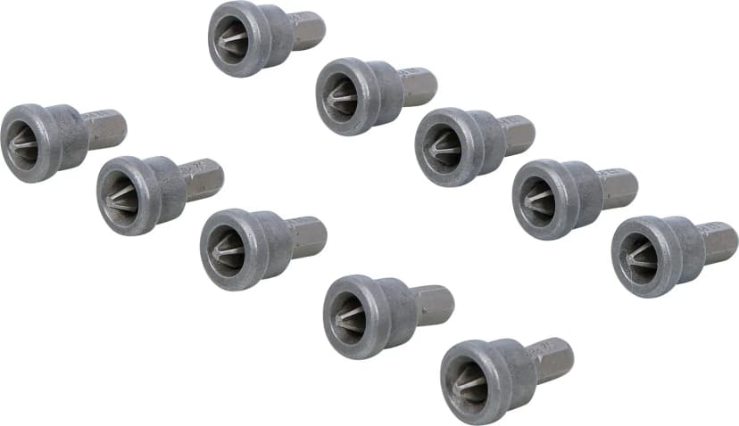 Set bitov z omejevalnikom globine, za mavčne plošče, pogon 6.3 mm (1/4"), križni PH 2, 10-delni