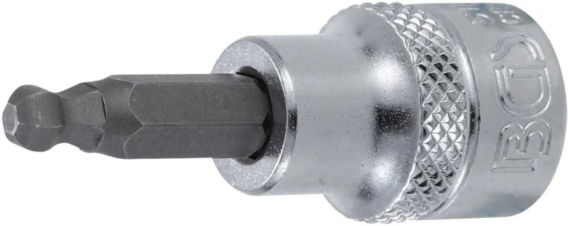 Nasadni ključ z bitom, 10 mm (3/8"), notranji šestrob s kroglično glavo 5 mm