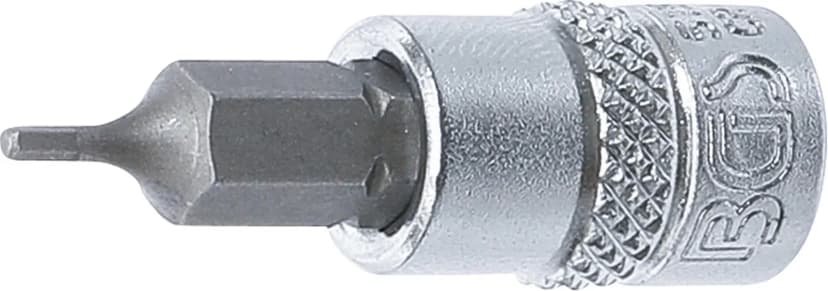 Nasadni ključ z bitom, pogon 6.3 mm (1/4"), notranji šestrob 1.5 mm