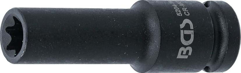 Udarni nasadni ključ E-profil, globok, pogon 12.5 mm (1/2"), E14