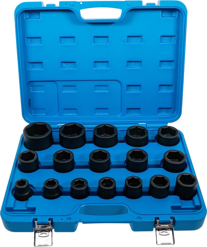 Set udarnih nasadnih ključev, pogon 20 mm (3/4"), 19 - 55 mm, 17-delni