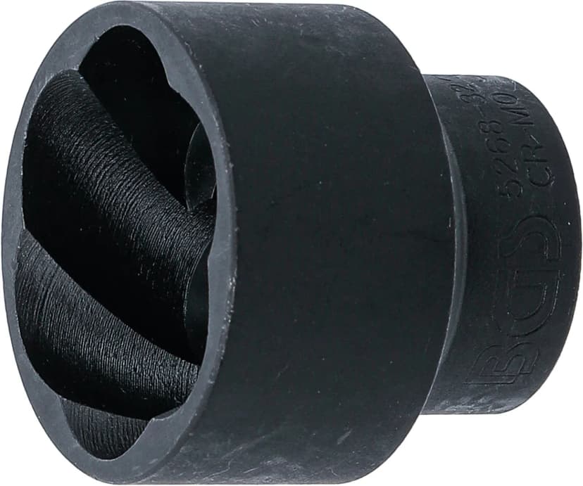 Spiralni nasadni ključ (spiralni profil) / izvlekač vijakov, pogon 12.5 mm (1/2"), 32 mm