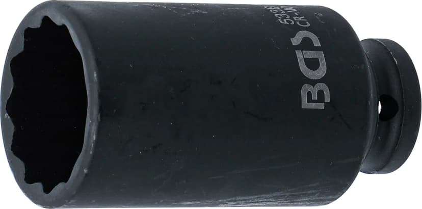 Udarni nasadni ključ, 12-robni, globok, pogon 12.5 mm (1/2"), 32 mm