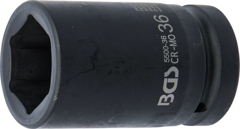 Udarni nasadni ključ, šestrobi, globok, pogon 25 mm (1"), 36 mm