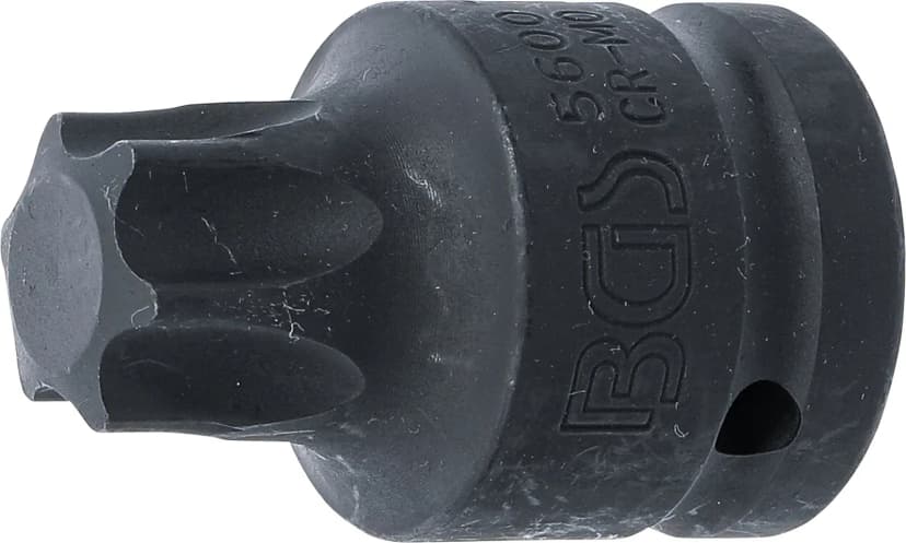 Udarni nasadni ključ z bitom, dolžina 60 mm, pogon 20 mm (3/4"), T-profil (za Torx) T100