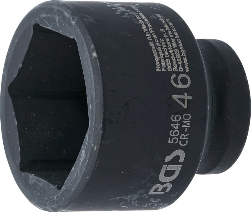 Udarni nasadni ključ, šestrobi, pogon 20 mm (3/4"), 46 mm