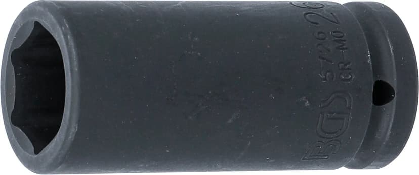Udarni nasadni ključ, šestrobi, globok, pogon 20 mm (3/4"), 26 mm