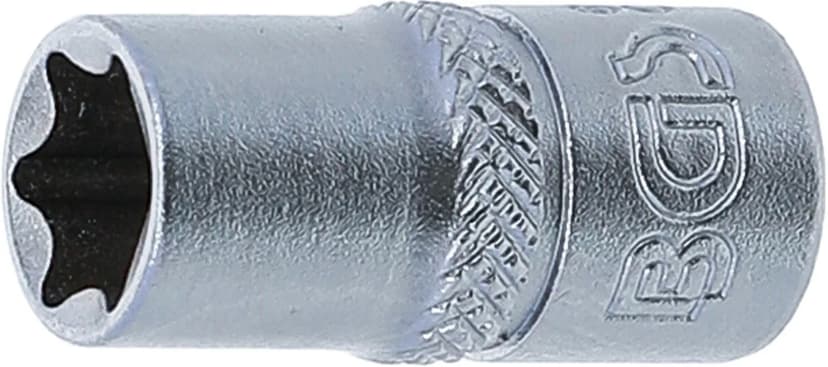 Nasadni ključ, E-profil, pogon 6.3 mm (1/4"), E10