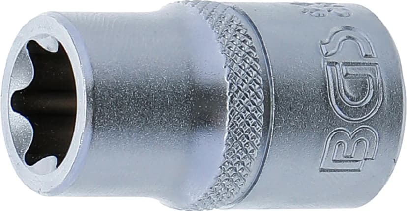 Nasadni ključ, E-profil, pogon 12.5 mm (1/2"), E16