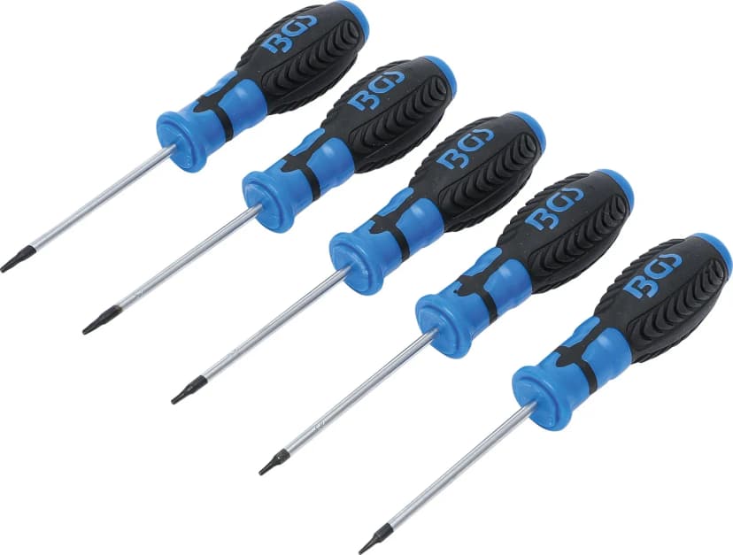 Set izvijačev, T-profil (za Torx) T6 - T10, 5-delni