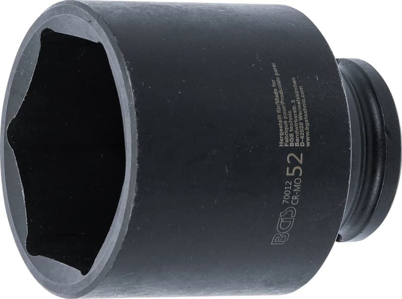 Udarni nasadni ključ, šestrobi, pogon 12.5 mm (1/2"), 52 mm