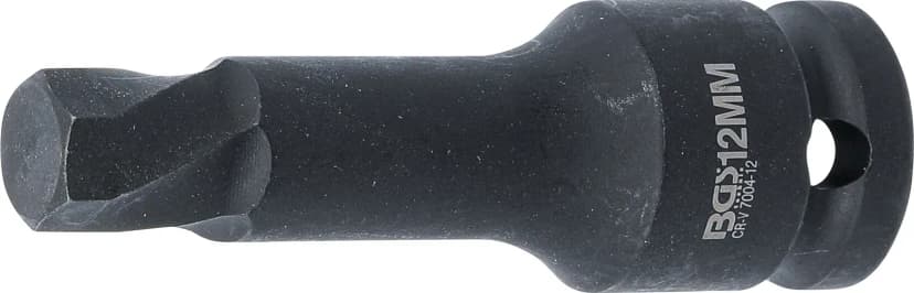 Izvlekač vijakov, pogon 12.5 mm (1/2"), za poškodovan notranji šestrob 12 mm
