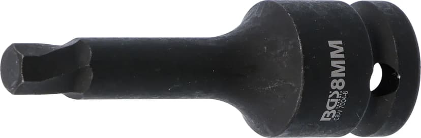 Izvlekač vijakov, pogon 12.5 mm (1/2"), za poškodovan notranji šestrob 8 mm