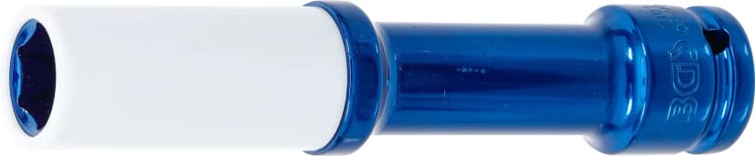 Zaščiteni udarni nasadni ključ, pogon 12.5 mm (1/2"), 17 mm