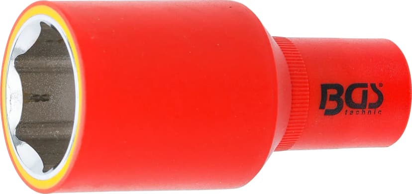VDE nasadni ključ, šestrobi, pogon 12.5 mm (1/2"), 30 mm