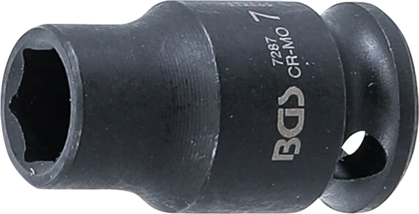 Udarni nasadni ključ, šestrobi, pogon 6.3 mm (1/4"), 7 mm