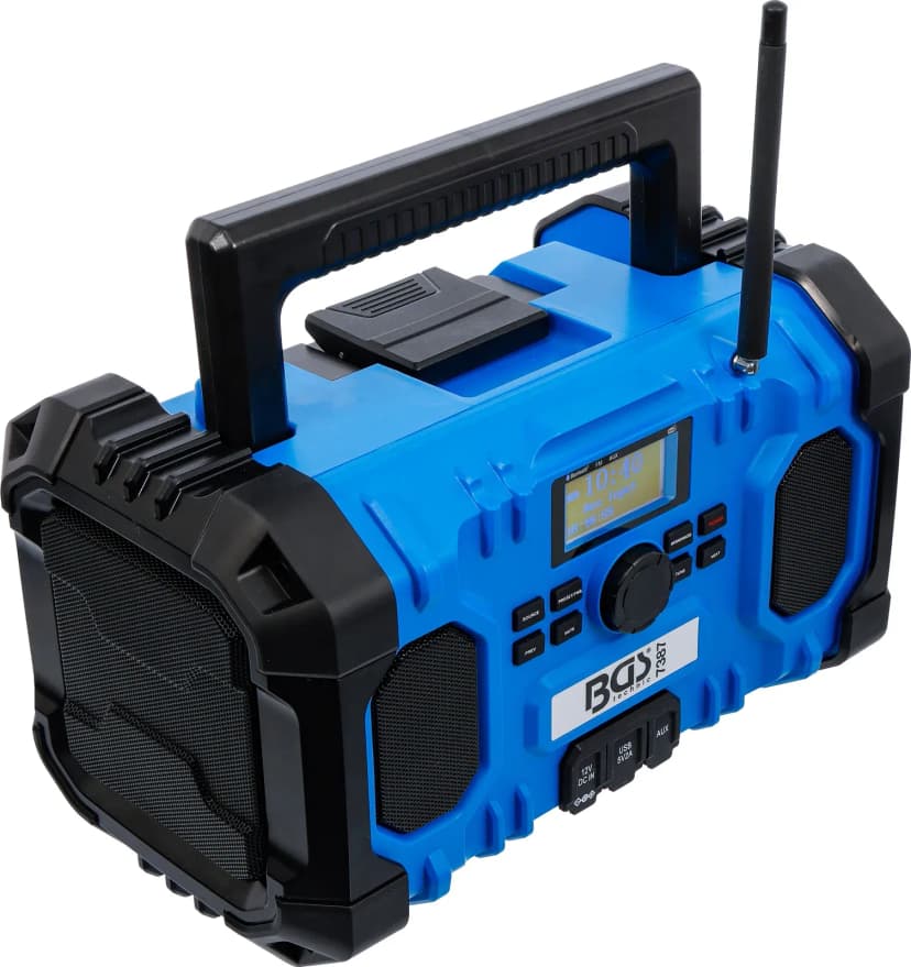 Brezžični DAB radio, hibridni, 18 V in 230 V, brez akumulatorja