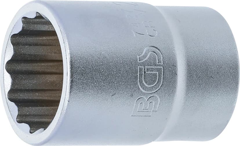 Nasadni ključ, 12-robni, pogon 20 mm (3/4"), 27 mm