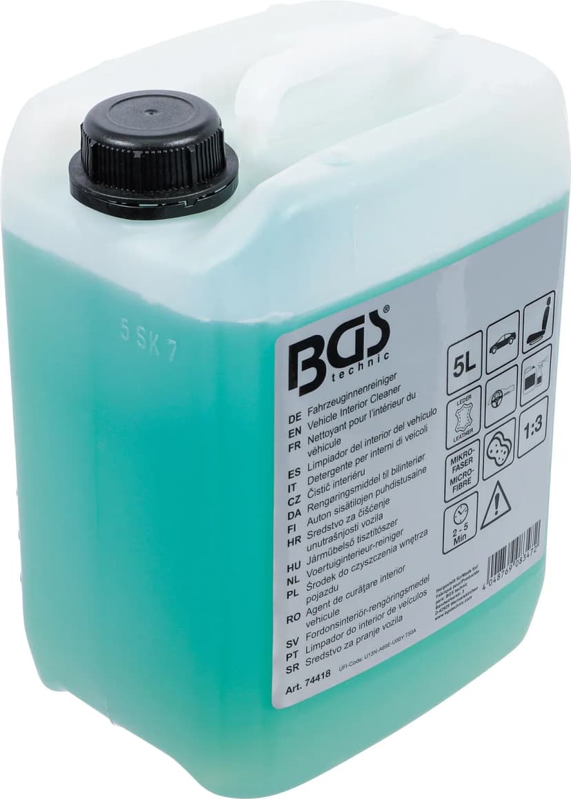 Čistilo za notranjost vozila, 5 l