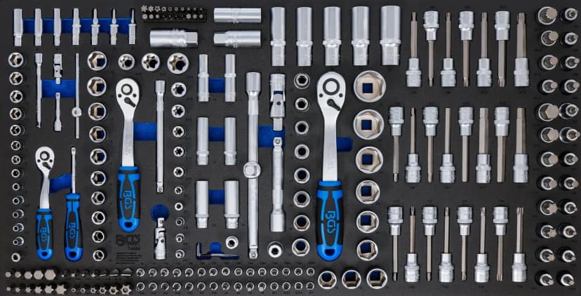 Modul za orodje XL: set nasadnih ključev, 216-delni