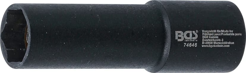 Nasadni ključ za amortizerske noge, pogon 10 mm (3/8"), 13 mm, za Tesla