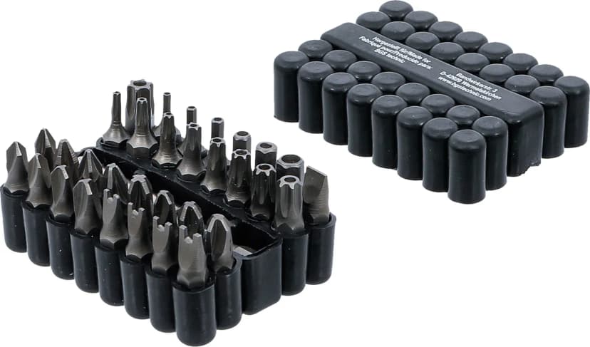 Set bitov, kratek, pogon 6.3 mm (1/4"), različne izvedbe, 33-delni