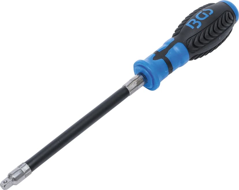 Izvijač z gibljivo gredjo, zunanji štirirob 6.3 mm (1/4")