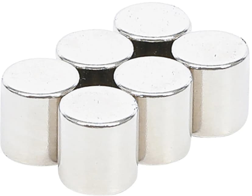 Set magnetov, ekstra močan, Ø 9.5 mm, 6-delni