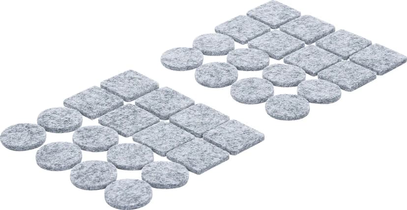 Set filcev, s sivim odtenkom, 32-delni
