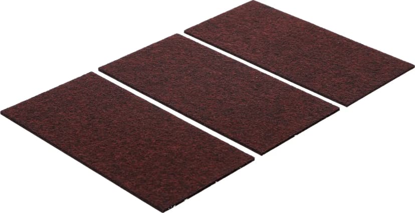 Filc, podloge, rjava, 100 x 200 mm, 3 kosov