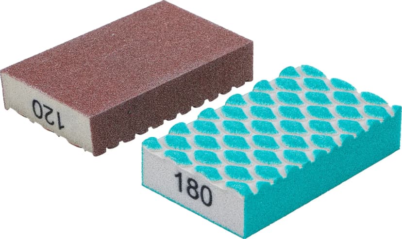 Set brusilnih gobic, K 120, 180, 2-delni