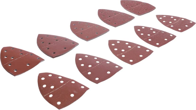 Set brusnih listov za večnamenski brusilnik, 145 x 100 mm, K 40 - 400, 25-delni