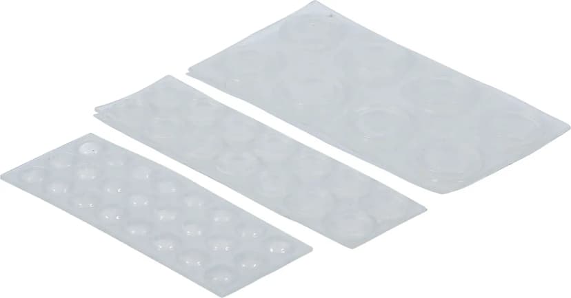 Set elastičnih odbijačev, prozoren, 46-delni