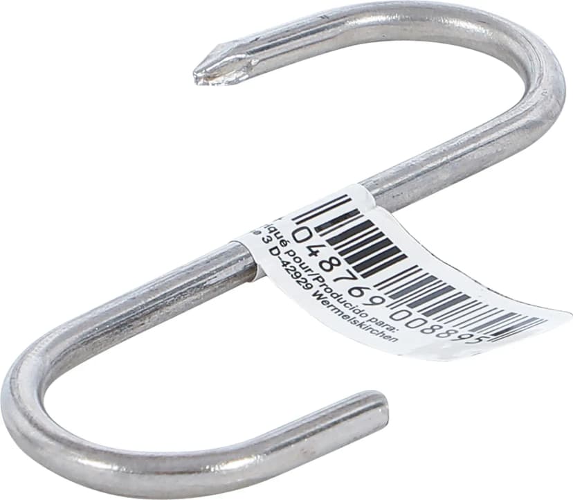 Mesarski kavelj, nerjavno jeklo, 80 mm