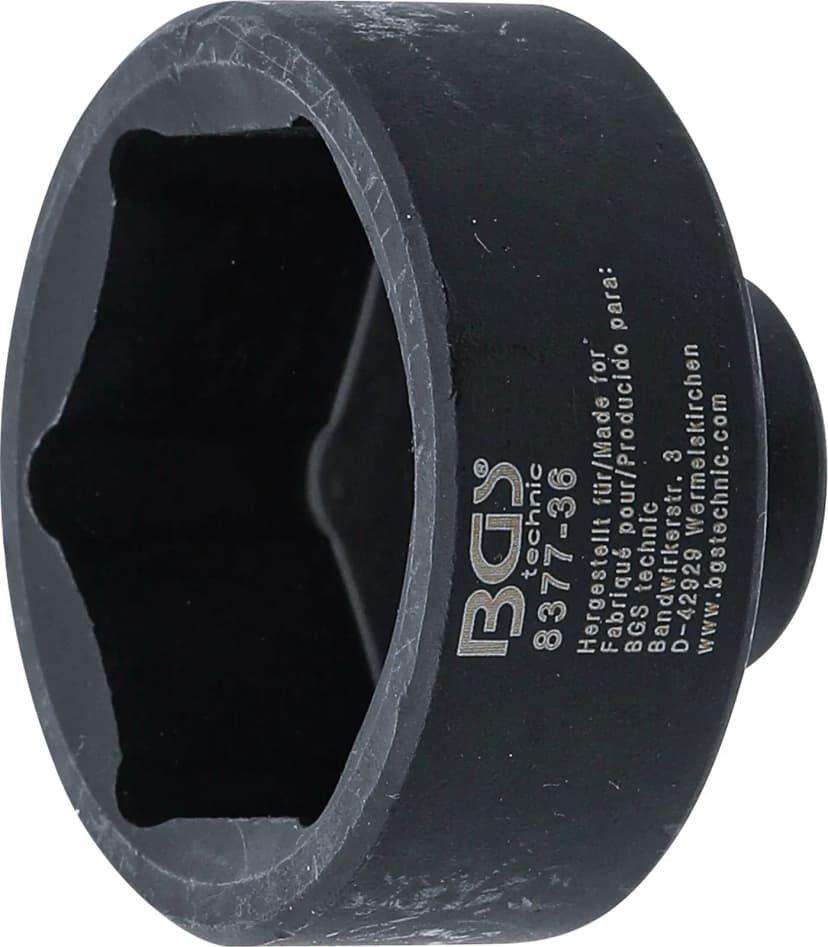 Ključ za oljne filtre, 6-robni, Ø 36 mm