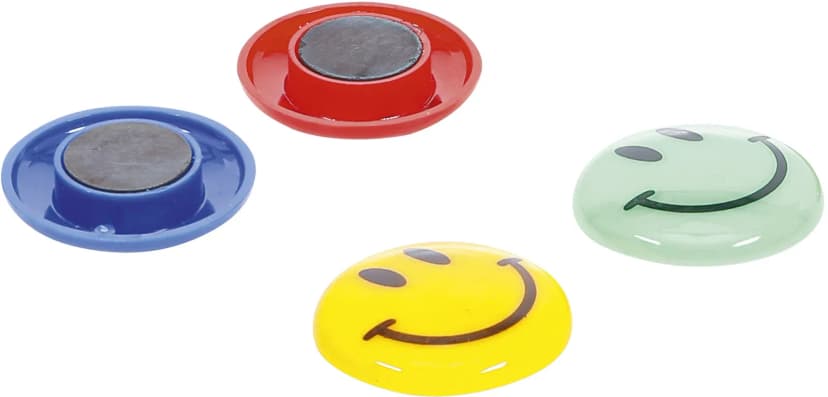 Set magnetov, "Smile", Ø 40 mm, 4-delni