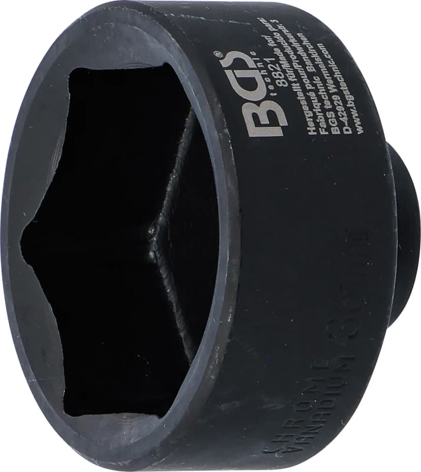 Ključ za oljne filtre, 6-robni, za Ø 36 mm, za Audi, BMW, Ford, MAN, Mercedes-Benz, Opel / Vauxhall, VW