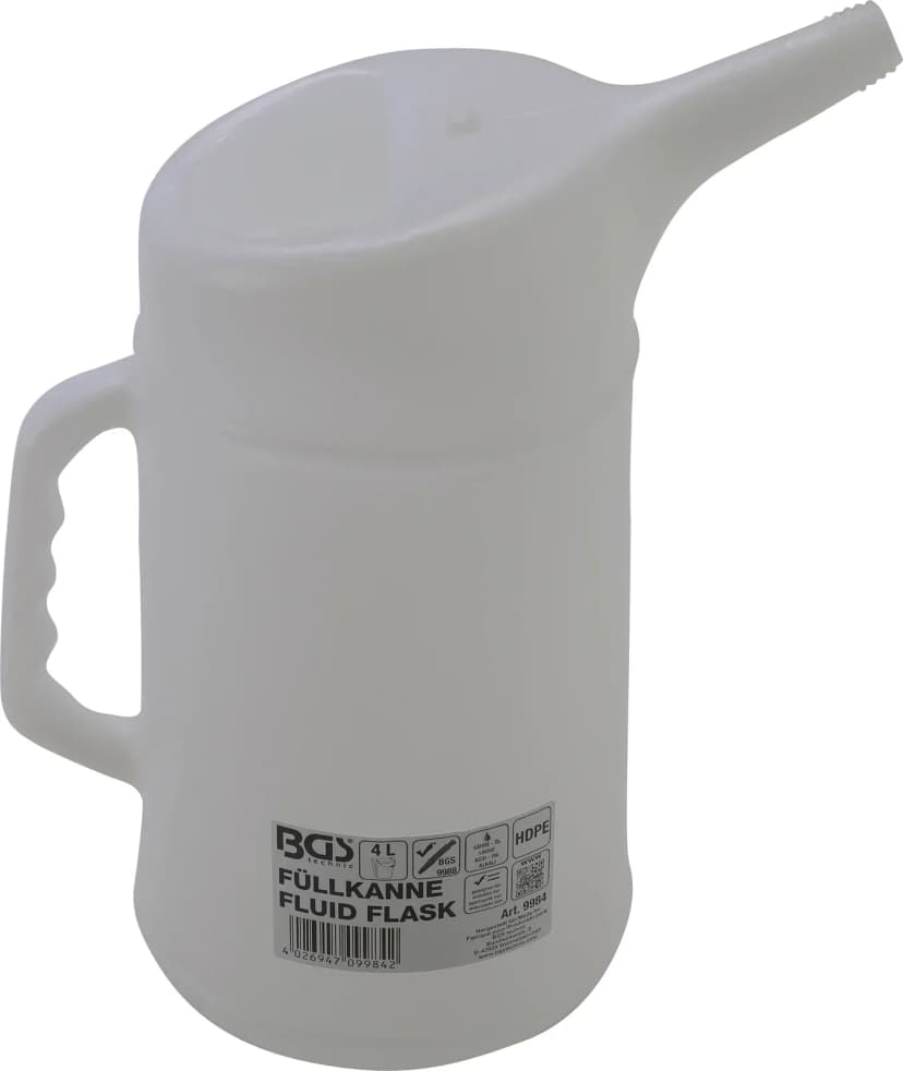 Steklenica za tekočine, 4 l