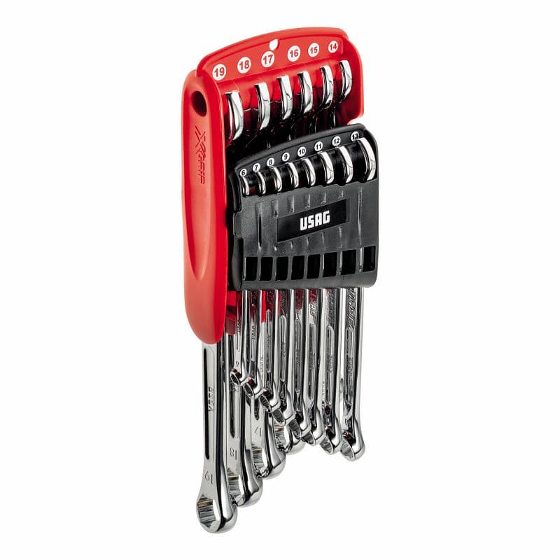 Komplet 14 šestrobih kombiniranih ključev X-Grip USAG 285 X/DS14