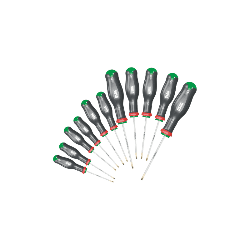 Izvijači TORX 11-delni set